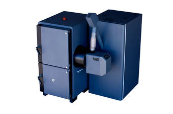 Arikazan Devron Dual fuel log and wood pellet biomass boiler