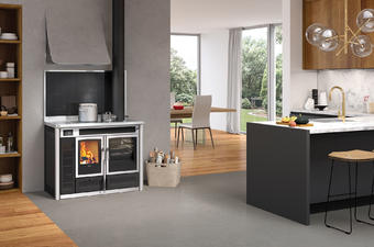 Klover Altea 110 wood cooker