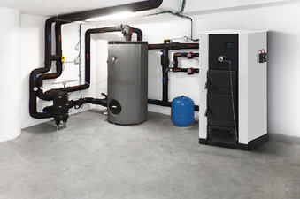 Klover Log boiler swimming pool heaters
