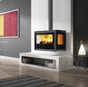 Carbel RA-85 Plus 3 sided stove suspended