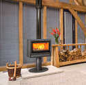 Opus Tempo 70 stove on pedestal