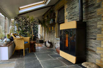 Diva Slim wood pellet boiler