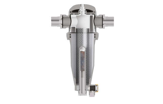 Intaklean 35mm Heat Pump Filter cutaway