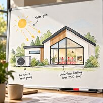 Heating and Cooling Strategy for a Large New-Build Home