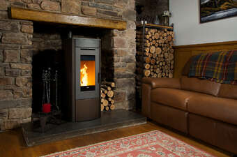 Soft wood pellet stoves