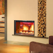Stella 3 double sided inset stove