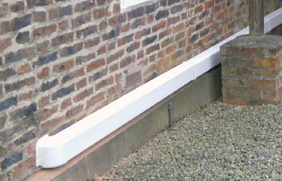 Heat pump cable and pipe Trunking