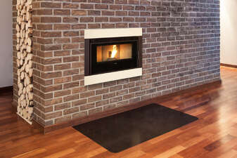 Wave wood pellet inset stove