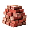 How the thermal mass of bricks in a building helps with heating