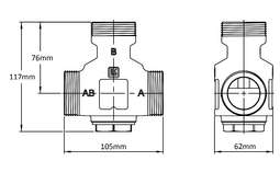 LK823 load valve 1 1/2 inch male