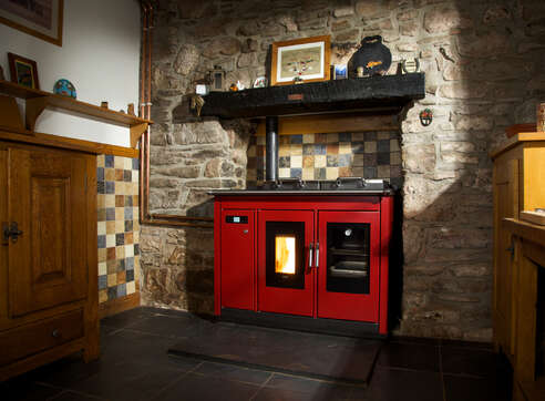 Smart 120 Traditional central heating wood pellet cooker