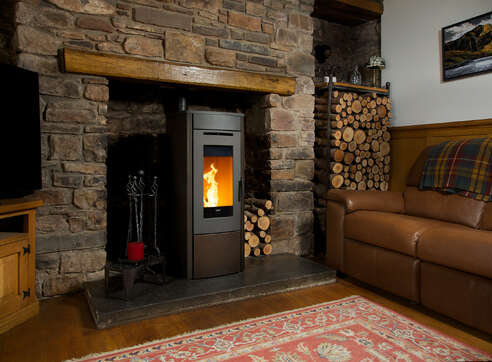 Soft 100 wood pellet stove
