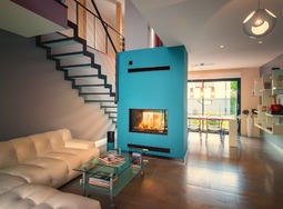 Ulys 900 Double Sided inset stove