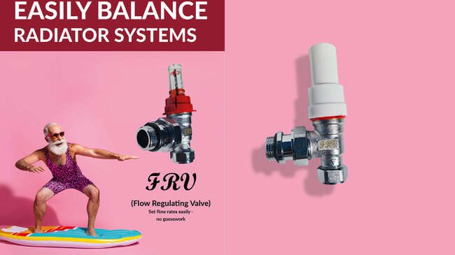 FRV valves make balancing radiators easy